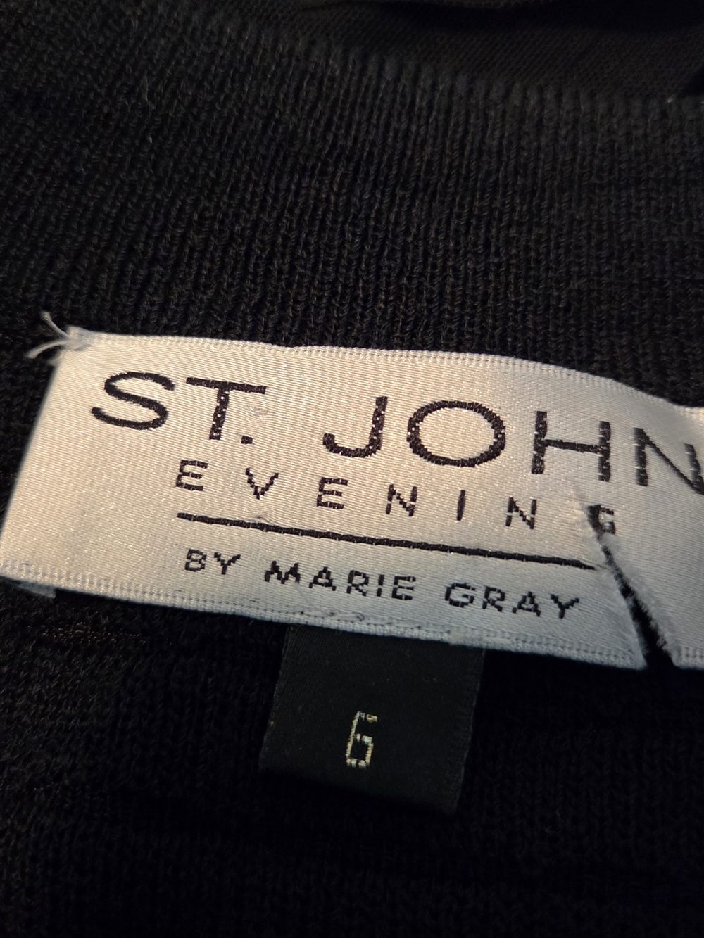 St. John Evening Black Women's Sweater by Marie Gray
